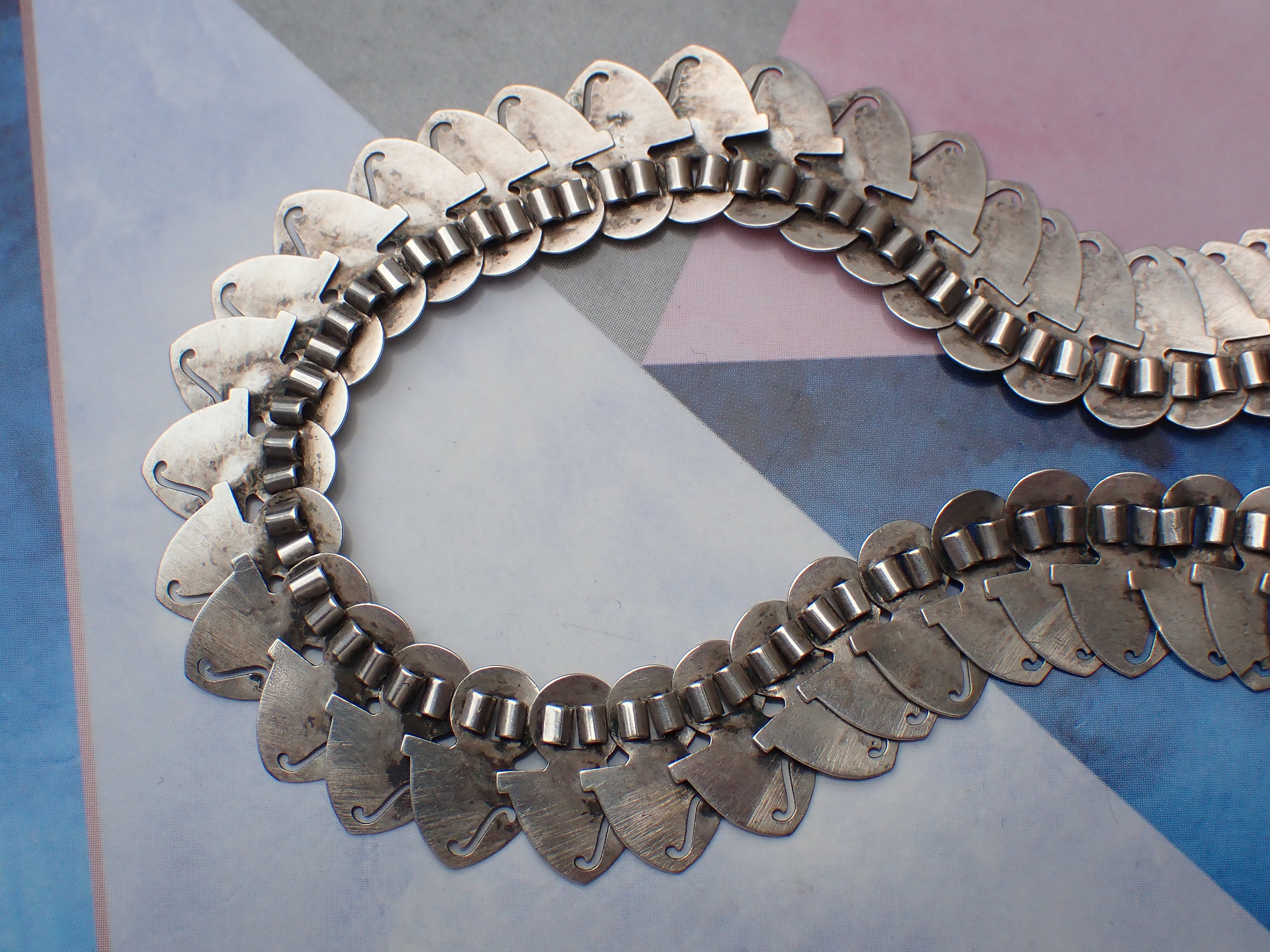 17.5 Victorian Silver Beaded Book Chain (75g) – Lillicoco