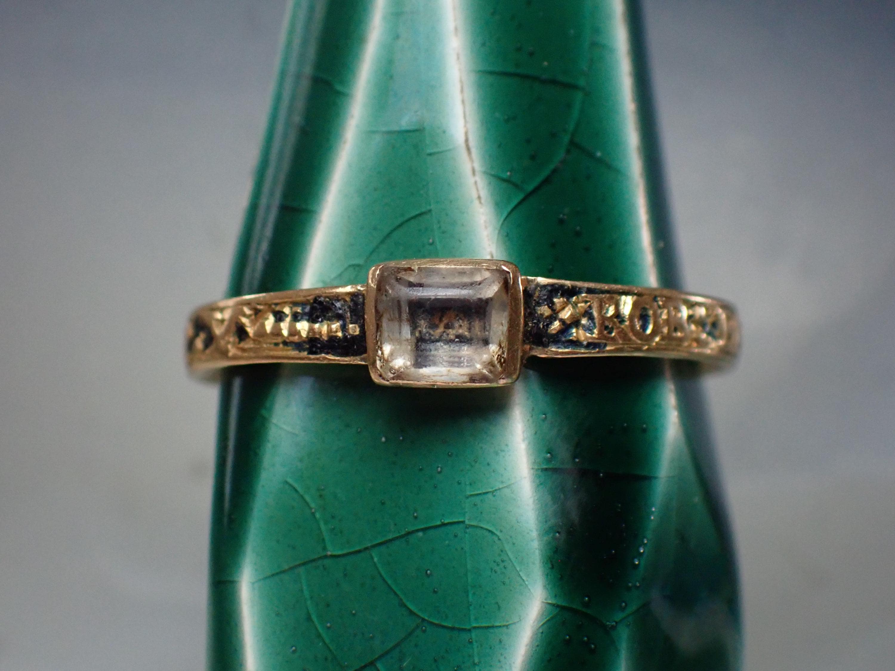 Antique mourning ring - Etsy 日本