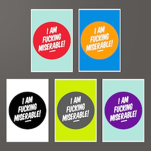 Lege wenskaart. Any Occasion Card. Adult Humor Typografie Notecard