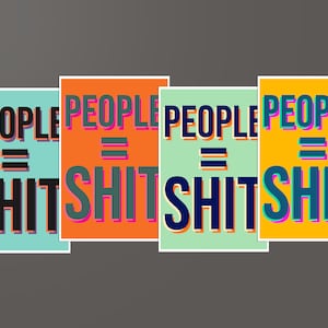 Carte de vœux vierge MULTIPACK. N’importe quelle carte d’occasion. Slipknot Lyrics Typography Notecard