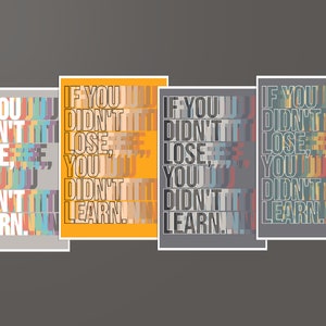 Carte de vœux vierge. Carte de toute occasion. Note de typographie motivationnelle