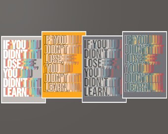 Blank Greeting Card. Any Occasion Card. Motivational Typography Notecard