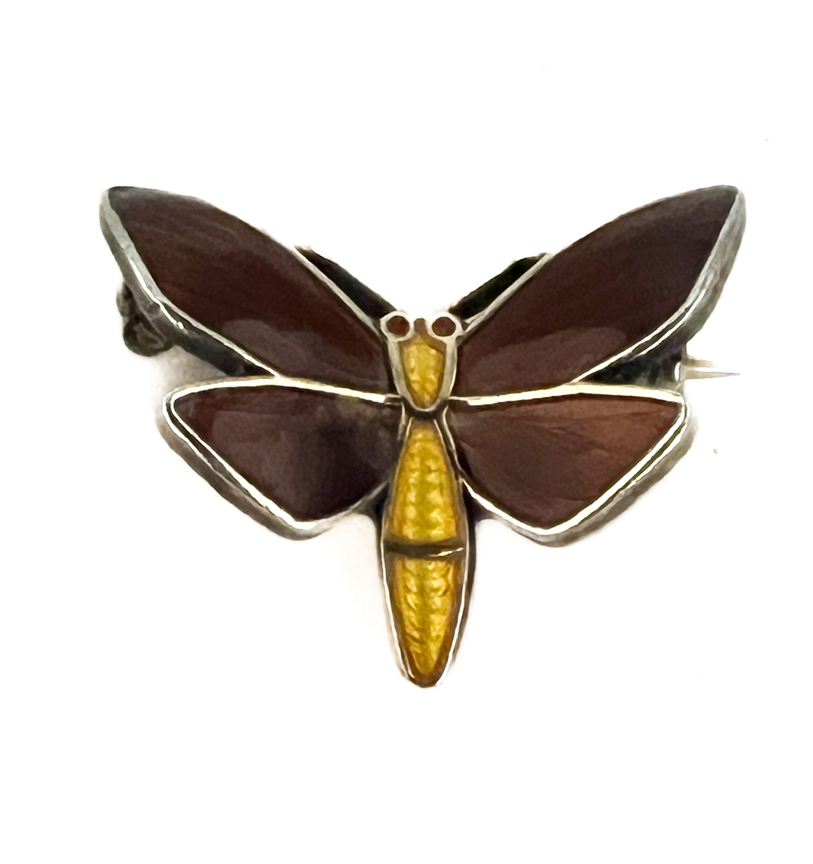 Molinari Design - Finnish Enamel Mid Century Vintage Butterfly Pins each