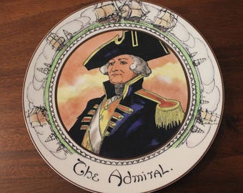 Vintage Royal Doulton THE ADMIRAL 10 1/2" Plate Series Ware TC1045