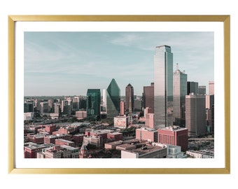 Dallas Texas Wall Art Downtown Skyline Print Original Artwork Photography