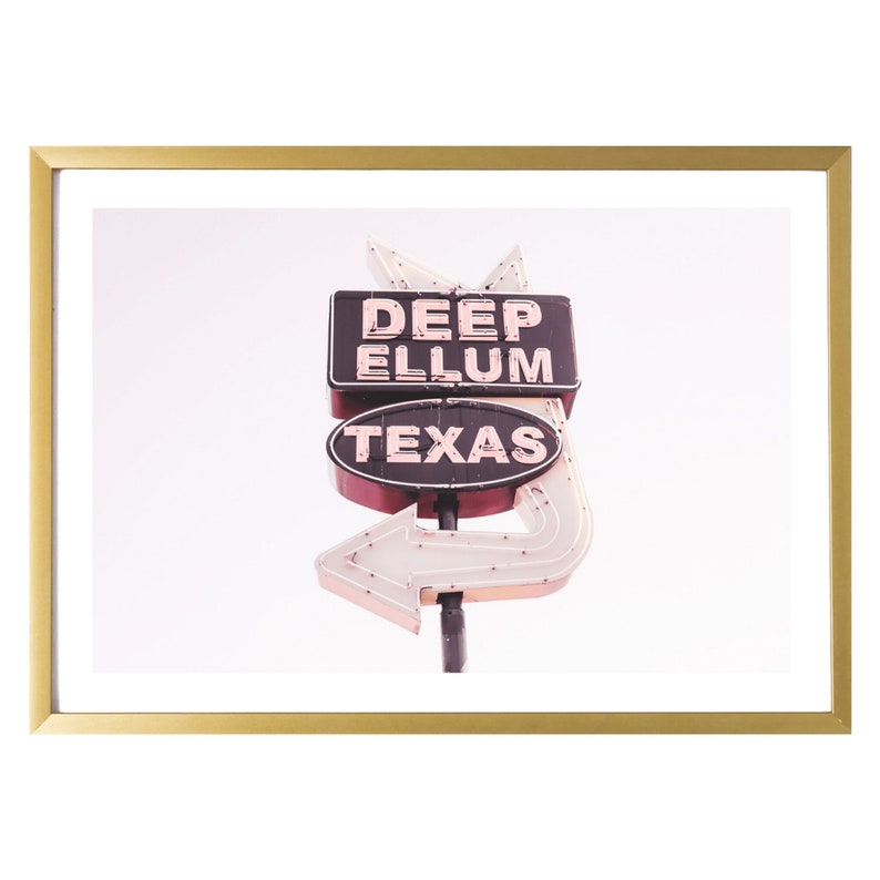 Texas Wall Art // Deep Ellum // Dallas Wall Art // Large Dallas Texas Prints // Industrial Wall Art // Dallas Wall Decor // Deep Ellum Art image 1
