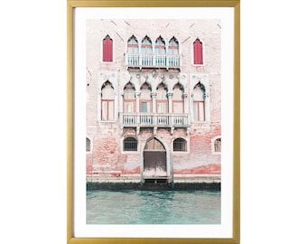 Venice Italy Colorful Wall Art Travel Print Italian Wall Decor