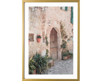 Beige Decor Art // Spanish Art Prints // Neutral Gallery Prints // Travel Artwork // Beige // Decor Art Prints // Valldemossa Mallorca