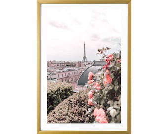 Paris Photography Eiffel Tower Print Wall Art Travel Room Decor