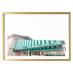 New Orleans Art Kitchen Print Pastel Wall Decor Cafe du Monde