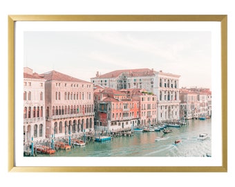 Venice Italy Colorful Wall Art Travel Print Italian Wall Decor