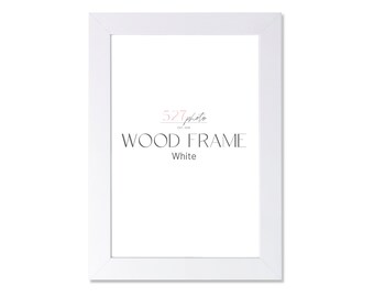 Framed Wall Art - Add a White Wood Frame to Any 527 Photo Art Print!