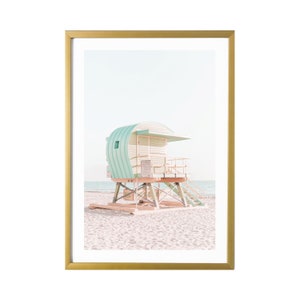 Miami Print South Beach Photography Ocean Pastel Wall Art