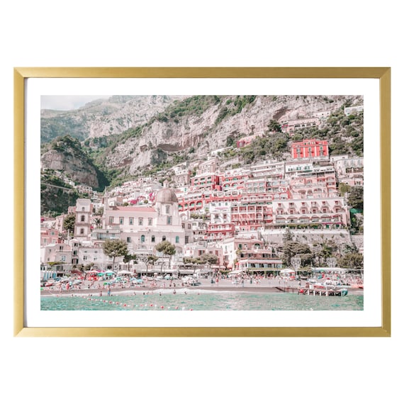 Italy Photography Prints Positano Wall Art Travel Living Room Decor Amalfi Coast
