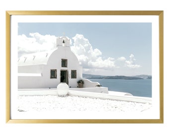 Santorini Greece Art Print Room Decor Photography Prints Wall Art