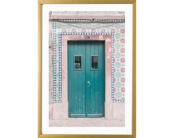 Lisbon Photography Print Tile Wall Art Portugal Room Decor