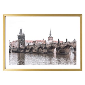Prague Print Wall Art Room Decor Travel Photography Charles Bridge