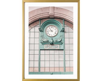 Porto Portugal Wall Art Print Pastel Travel Photography Room Decor