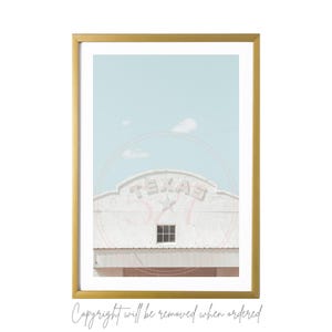 Marfa Texas Poster Wall Art Print Pastel Photography Prints Room Decor
