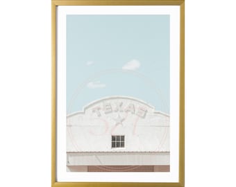 Marfa Texas Poster Wall Art Print Pastel Photography Prints Room Decor