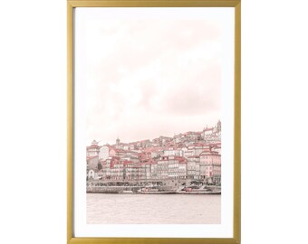 Porto Portugal Wall Art Print Pastel Travel Photography Room Decor