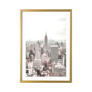 New York Photography Prints Empire State Building Skyline Wall Art Modern Decor