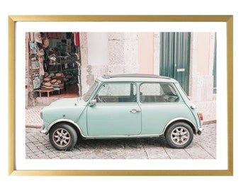 Lisbon Wall Art Portugal Car Photography Print Home Decor