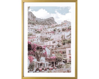Positano Italië Fotografie Prints Wall Art Reizen Woonkamer Decor Amalfi Kust