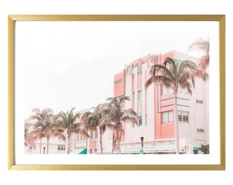 Miami Art Deco Print South Beach Photography Wall Art