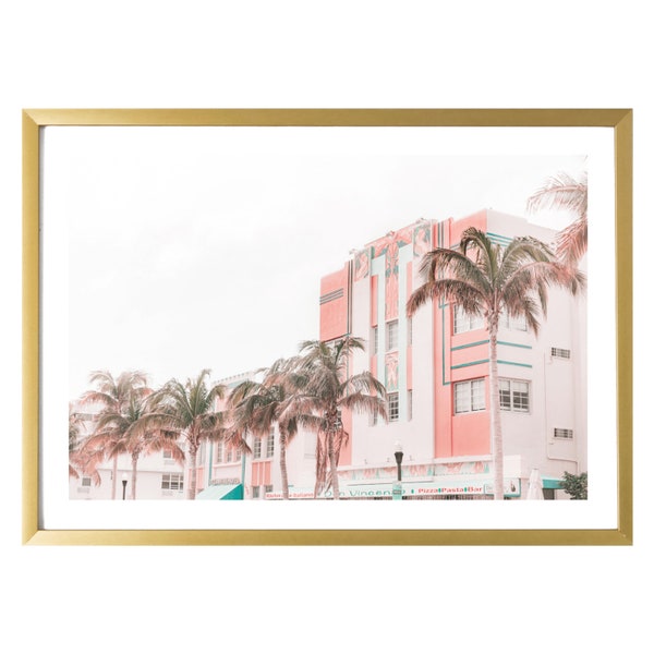 Miami Art Deco Print South Beach Photography Wall Art