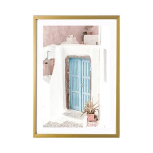 Santorini Greece Wall Art Prints Room Decor Travel Print