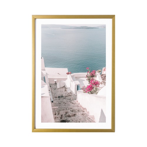 Greece Print Santorini White Wall Art Room Decor Travel Etsy