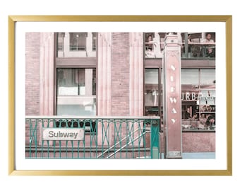 New York City Print Subway Wall Art Photography Print