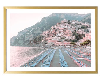 Positano Italië Fotografie Prints Wall Art Reizen Woonkamer Decor Amalfi Kust