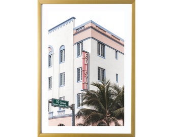 Miami Art Deco Print South Beach Photography Wall Art