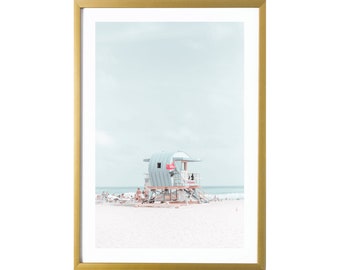 Miami Print South Beach Fotografie Oceaan Pastel Wall Art