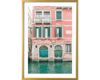 Venice Italy Colorful Wall Art Travel Print Italian Wall Decor