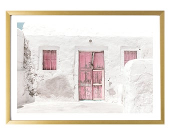 Santorini Greece Wall Art Room Decor Door Travel Prints