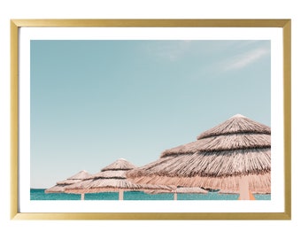 Sardinië Italië Moderne Wall Art Travel Print Mediterrane Art Print Poster Porto Cervo