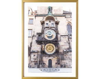Prague Wall Art Travel Photography Print Room Decor Astronomical Clock