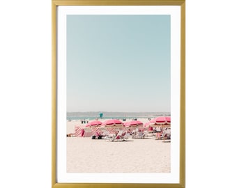 San Diego California Wall Art Travel Print Beach Wall Decor Colorful Original Artwork