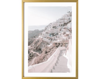 Santorini Greece Wall Art Travel Photography Print White Room Decor