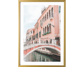 Venice Italy Colorful Wall Art Travel Print Italian Wall Decor