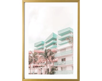 Miami Art Deco Print South Beach Photography Wall Art