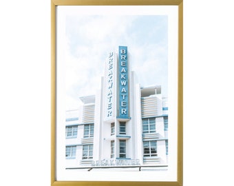 Miami Art Deco Print South Beach Photography Wall Art