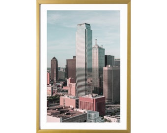 Dallas Wall Art Photography Pastel Print Pink Room Decor