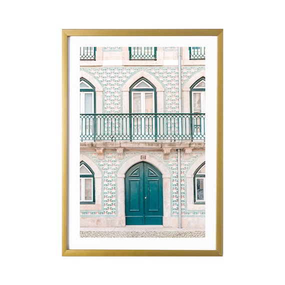 Pastel Wall Decor Large Wall Art Travel Print Home Decor Lisbon Portugal