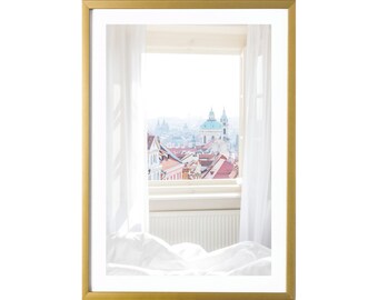 Prague Photography Print Pastel Travel Wall Art Room Decor