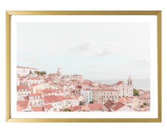 Lisbon Portugal Colorful Wall Art Travel Print Photography Room Decor