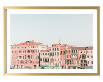 Venice Italy Colorful Wall Art Travel Print Italian Wall Decor